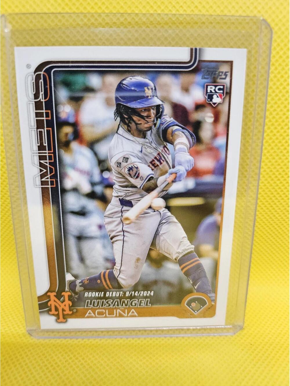Luisangel Acuna  (RC) 2025 Topps Update  #US336 - Mets - RAW Mint - Picture 1 of 2